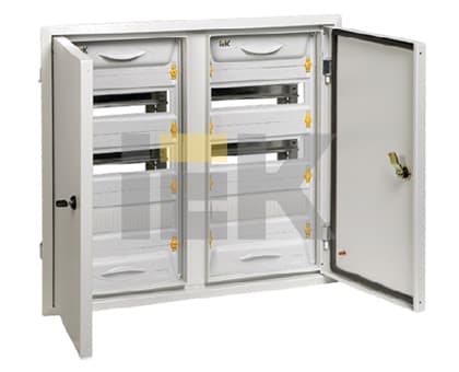 IEK Корпус металлический ЩРв-2х36зк-1 36 IP31 UNIVERSAL MKM12-V-2X36-31-ZK-U — миниатюра 2