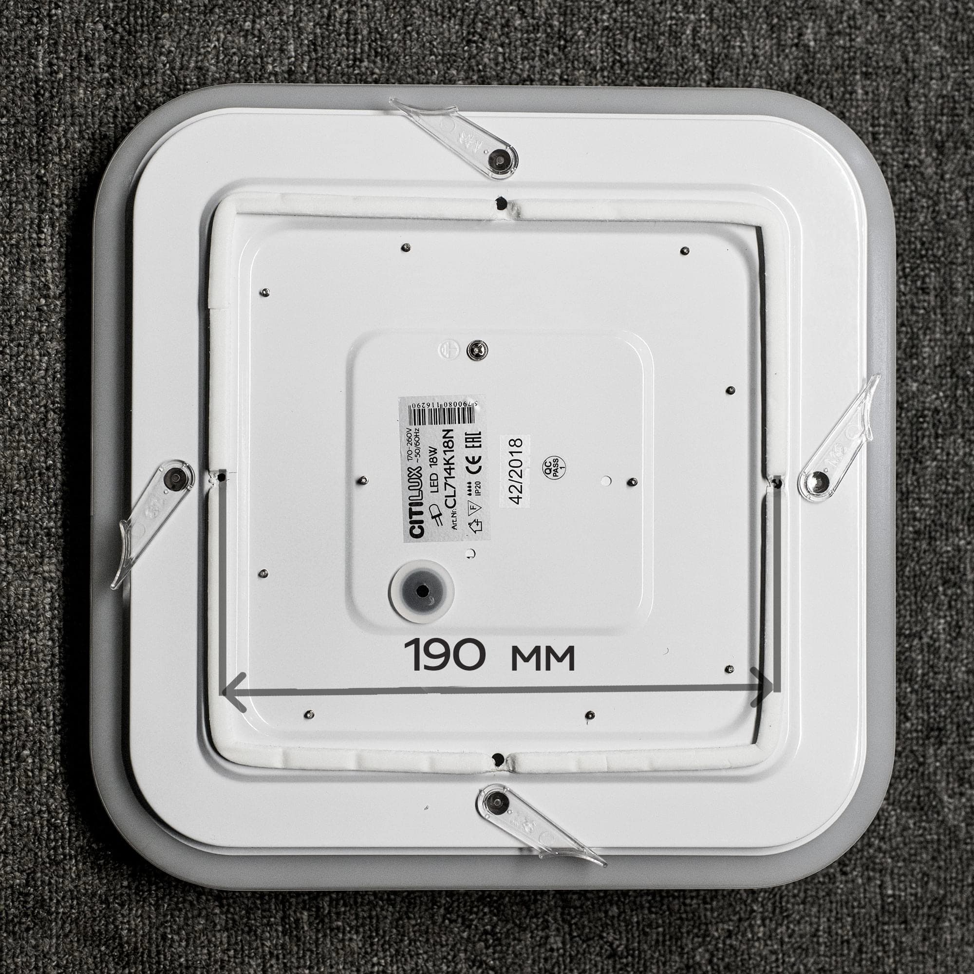 Citilux Потолочный светодиодный светильник Симпла CL714K18N — миниатюра 4