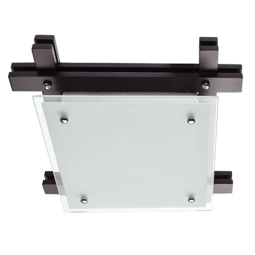 Arte Lamp Archimede Коричневый/Белый Светильник потолочный 2x60W 2xE27 A6462PL-2CK — миниатюра 1