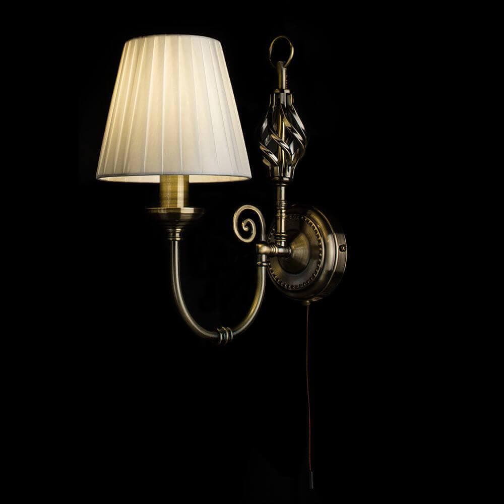 Arte Lamp Zanzibar Бронза/Белый Бра 40W E14 A8390AP-1AB — миниатюра 5