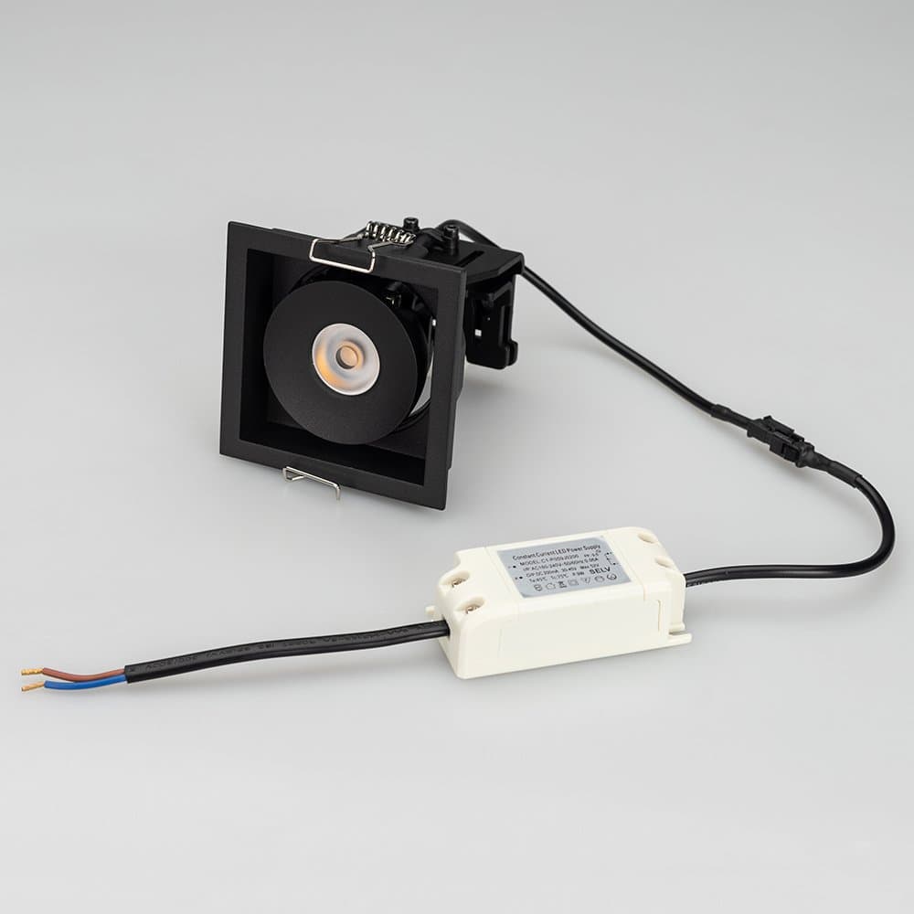 Arlight Светильник CL-SIMPLE-S80x80-9W Day4000 (BK, 45 deg) (IP20 Металл, 3 года) 026875 — миниатюра 9