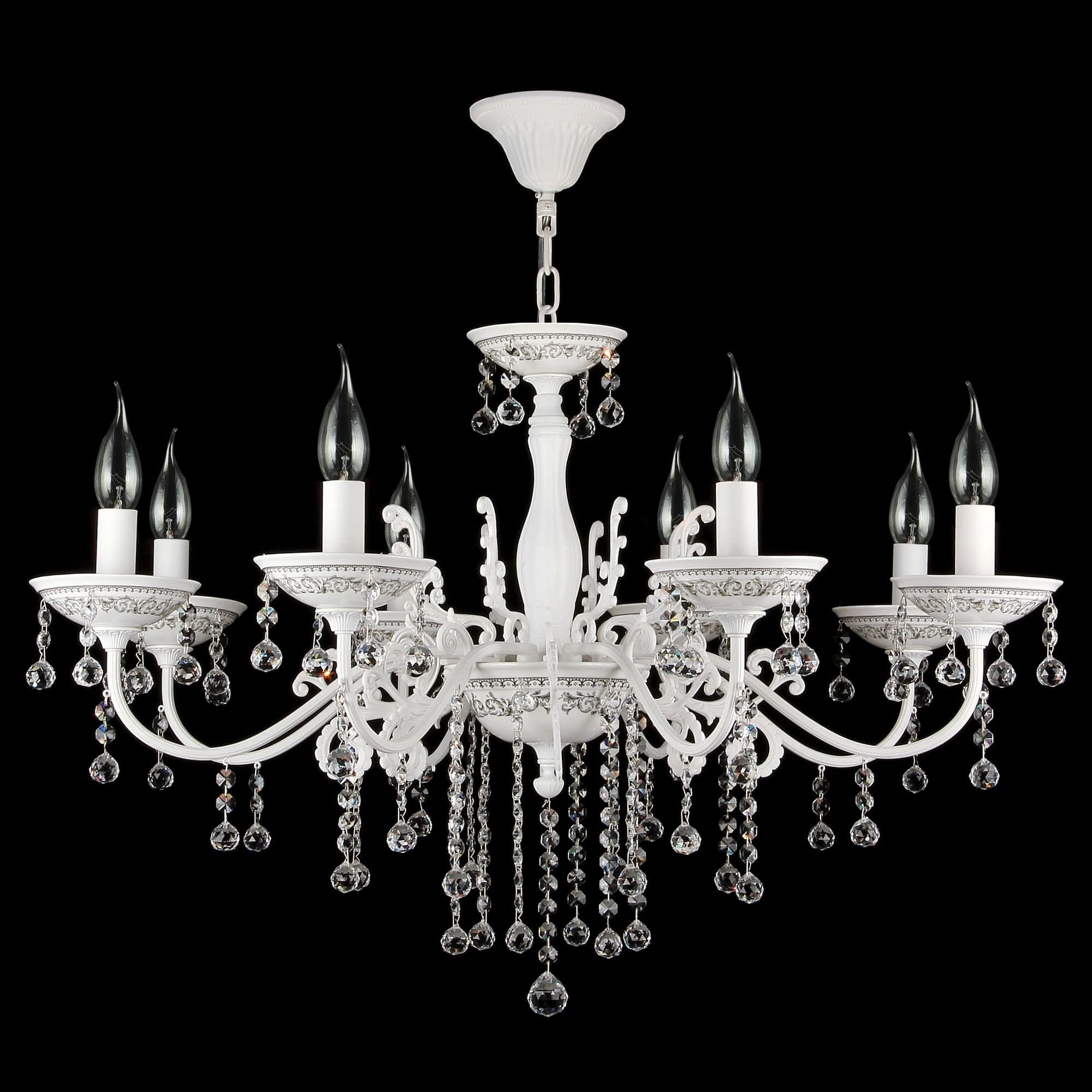 Maytoni Elegant Bellona Белый Люстра 8xE14 60W ARM386-08-W — миниатюра 4