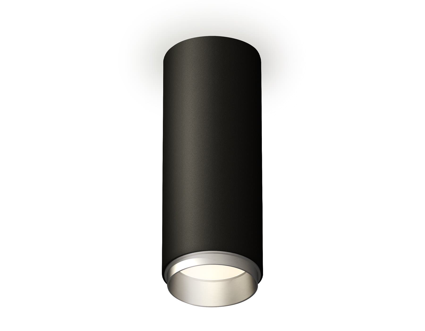 Ambrella Комплект накладного светильника XS6343004 SBK/MCH черный песок/хром матовый MR16 GU5.3 (C6343, N6123) — миниатюра 1
