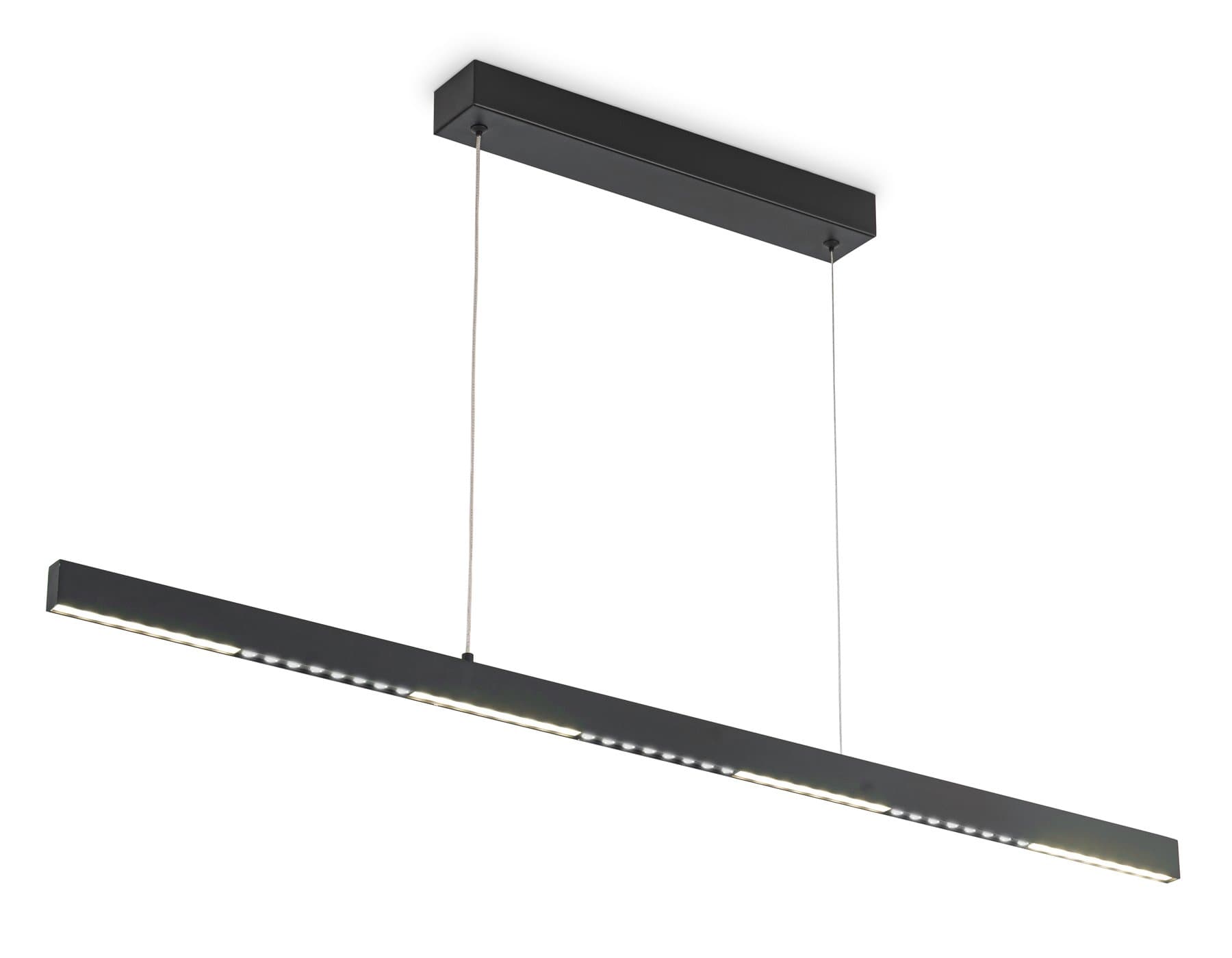 Ambrella Светильник подвесной светодиодный FL5832 BK черный 25W 3000K/4200K/6400K 1037*17.5*750 (без ПДУ) — миниатюра 1