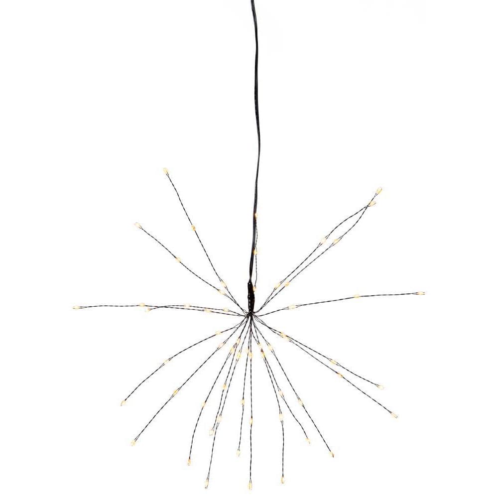 Eglo 710-15 Светильник FIREWORK, 60X0,06W (LED), 4,5V, 26х26см, сталь, черный, 3x АА (не в комплекте)