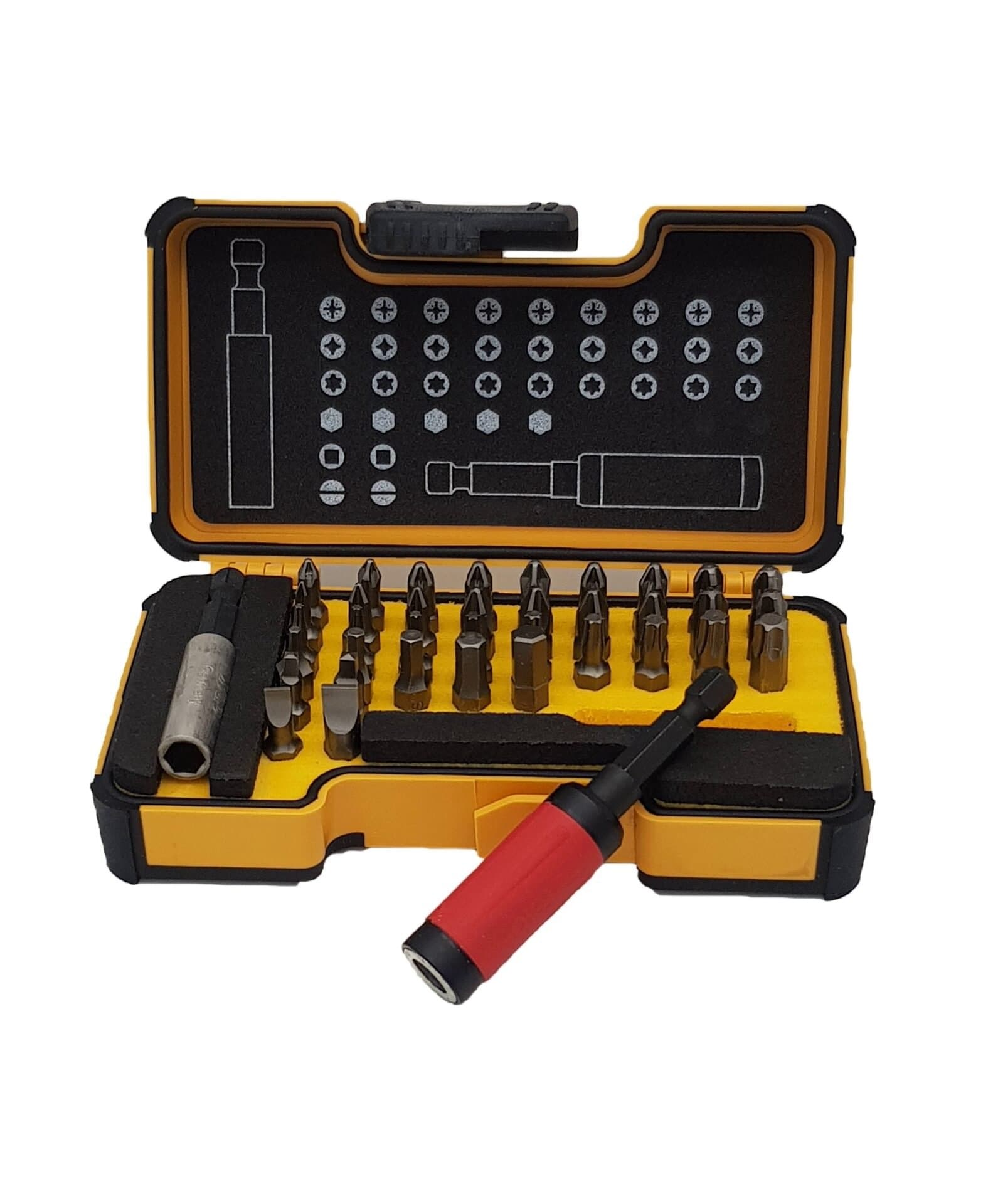 Felo Набор бит SL/PZ/PH/HEX/Tx/SQ с рукояткой ERGONIC  и битодержателем STAR в кейсе, 38 шт 02073806 — миниатюра 3