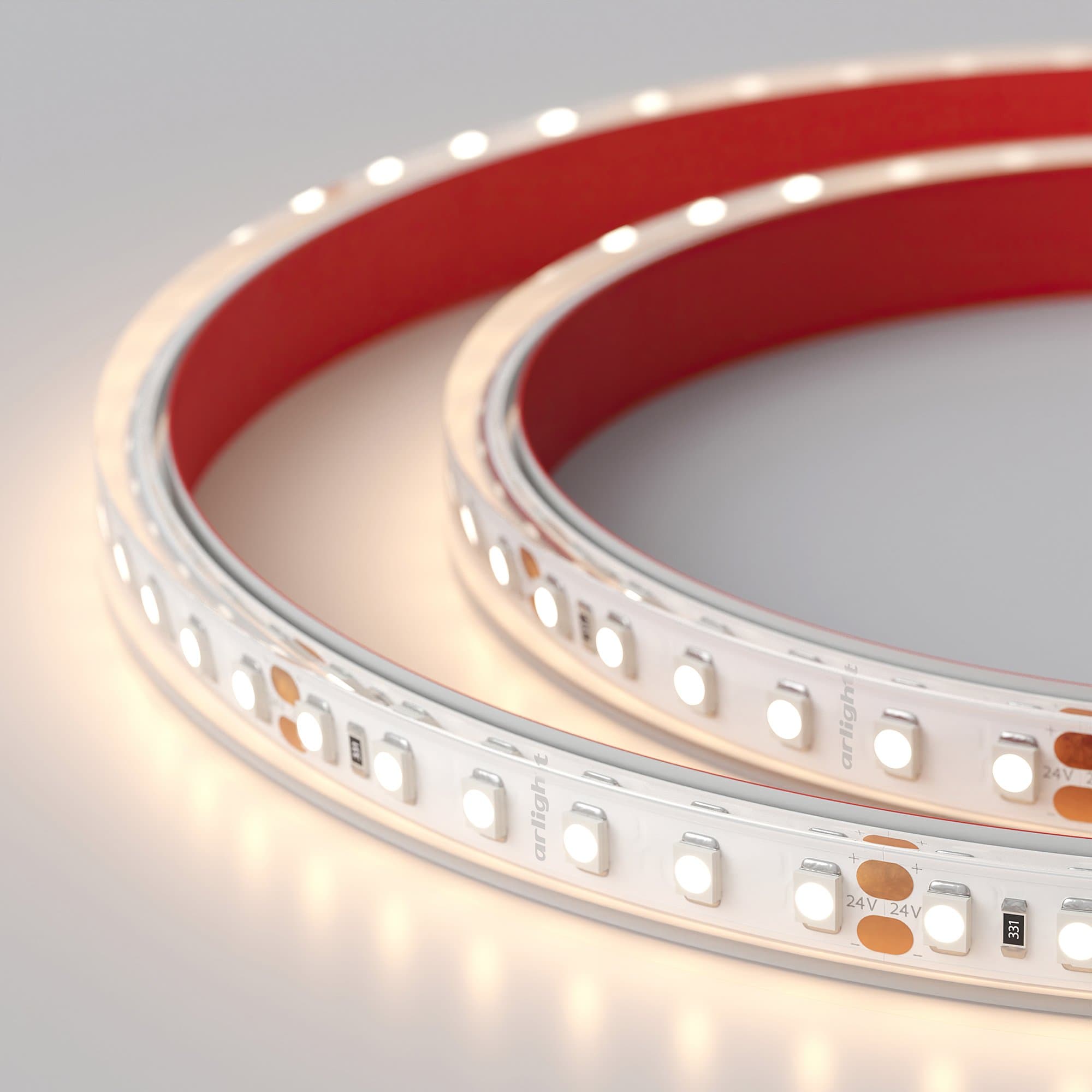 Arlight Светодиодная лента RTW 2-5000PS 24V Warm3000 2x (3528, 600 LED, LUX) (9.6 Вт/м, IP67) 021462 — миниатюра 5