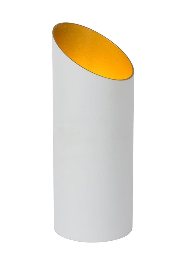 Lucide QUIRIJN Лампа настольная Ø 9,6 cm 1xE27 White 09533/01/31