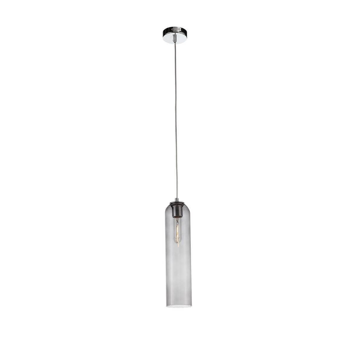 ST Luce SL1145.143.01 Светильник подвесной Хром/Дымчатый E27 1*60W — миниатюра 1