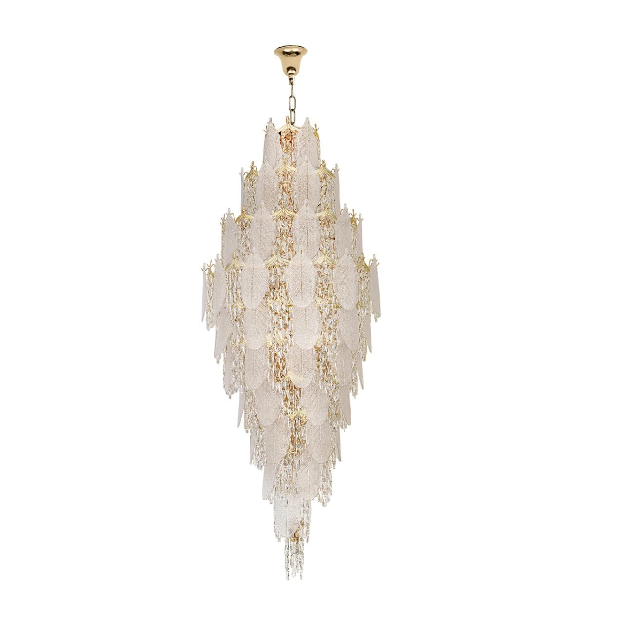 Odeon Light 5049/54 HALL (В 3-Х КОРОБКАХ) ODL24 513 золото/прозрачный/металл/хрусталь/стекло Люстра E14 54*25W TEARS
