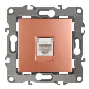 ЭРА 12-3107-14 Медь Розетка информационная RJ45, IP20, 12