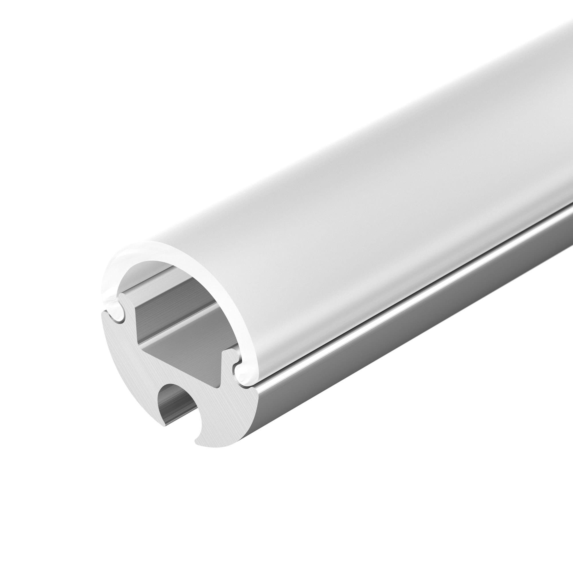 Arlight Профиль ARH-ROUND-D8-2000 ANOD (Алюминий) 036325