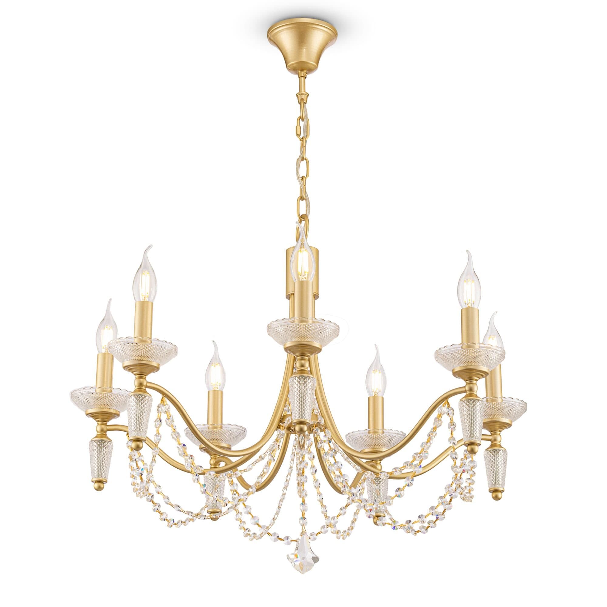 Freya Classic Zoe Золото Люстра FR2009PL-07G — миниатюра 7
