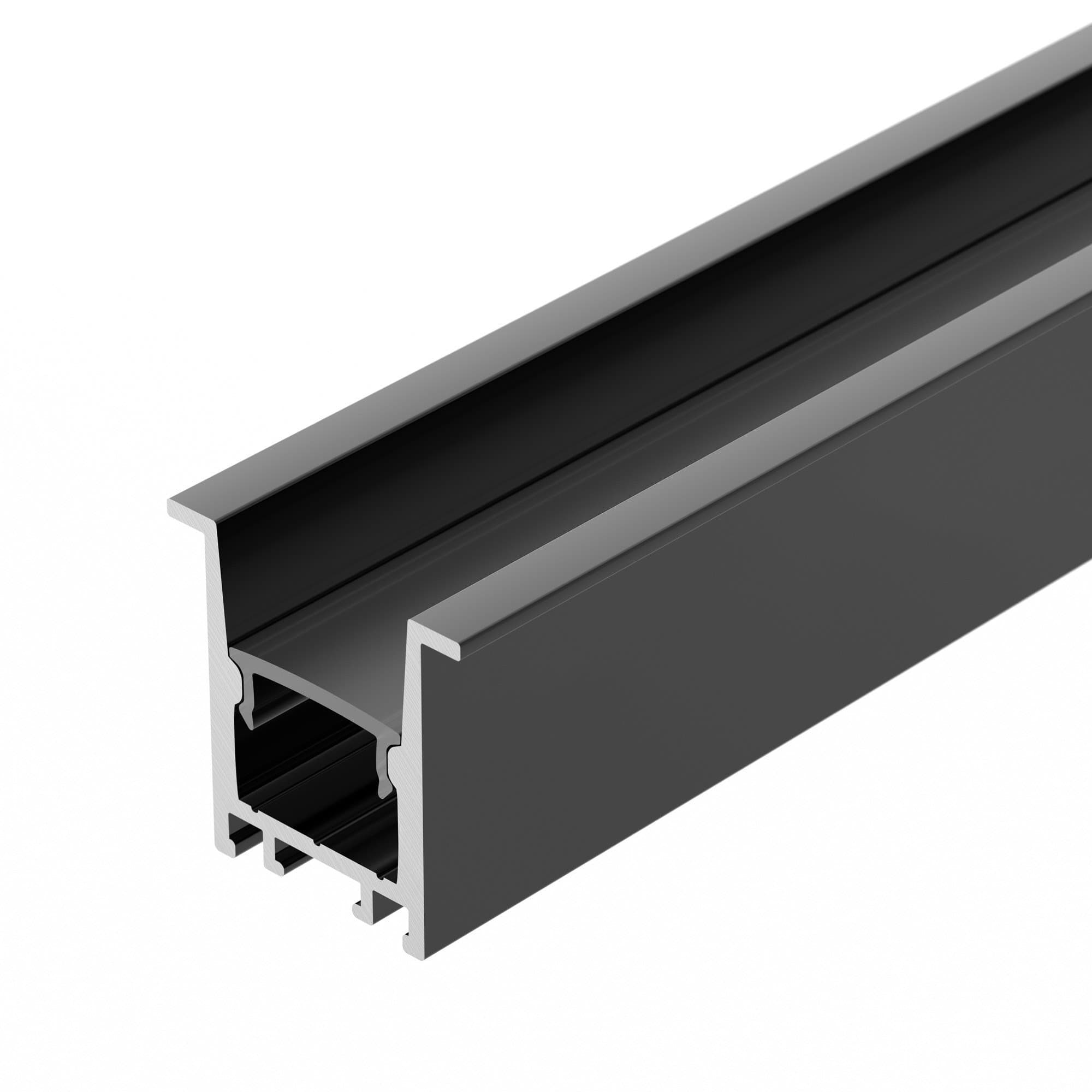 Arlight Профиль SL-COMFORT-2322-F-2000 ANOD BLACK (Алюминий) 031771 — миниатюра 3