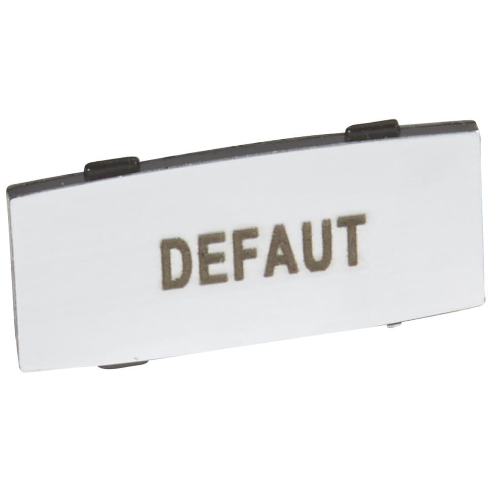 Legrand Osmoz вставк. узкая алюм. "DEFAUT" надпись 024341