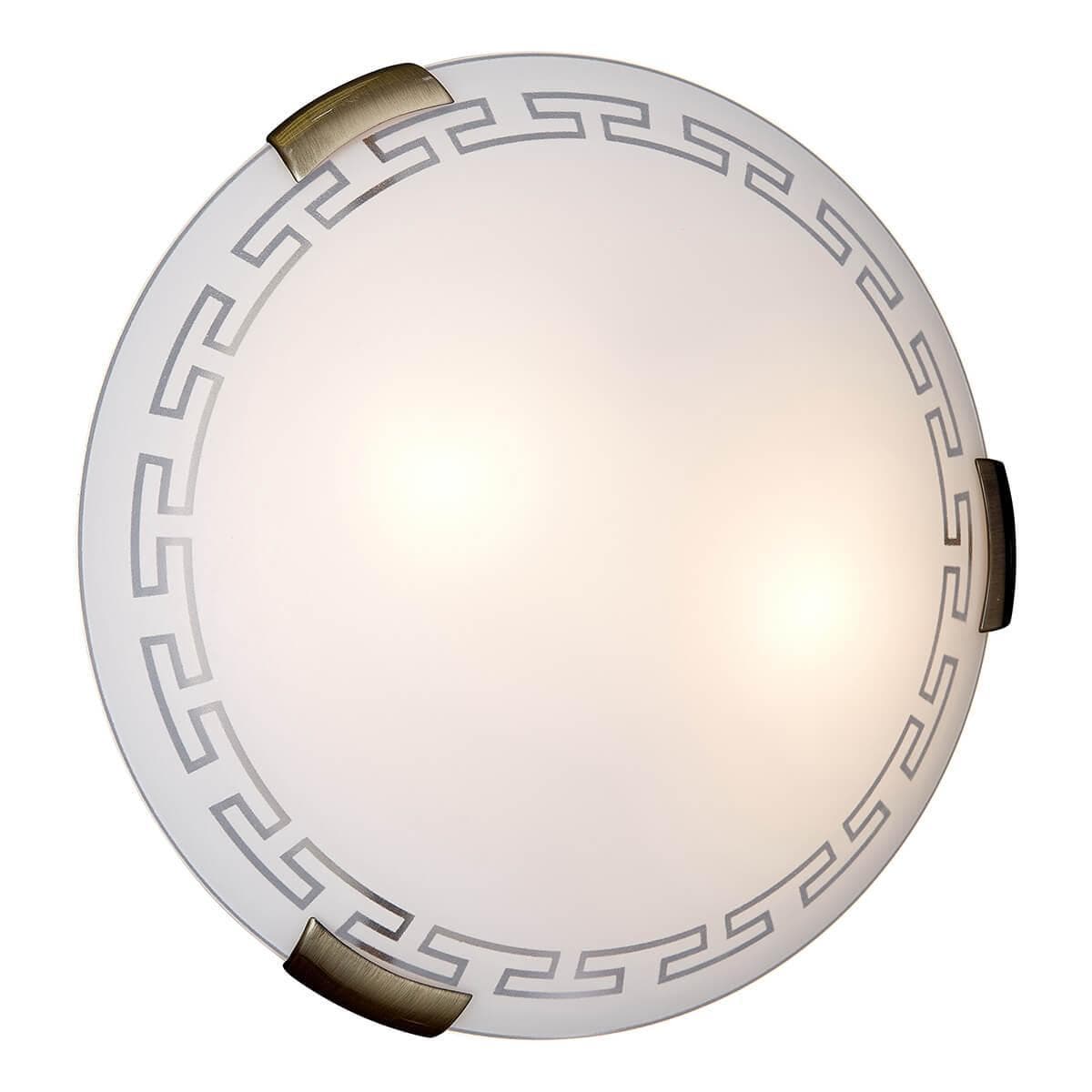 Sonex 161/K SN 105 св-к GRECA стекло E27 2*60Вт D300 — миниатюра 1