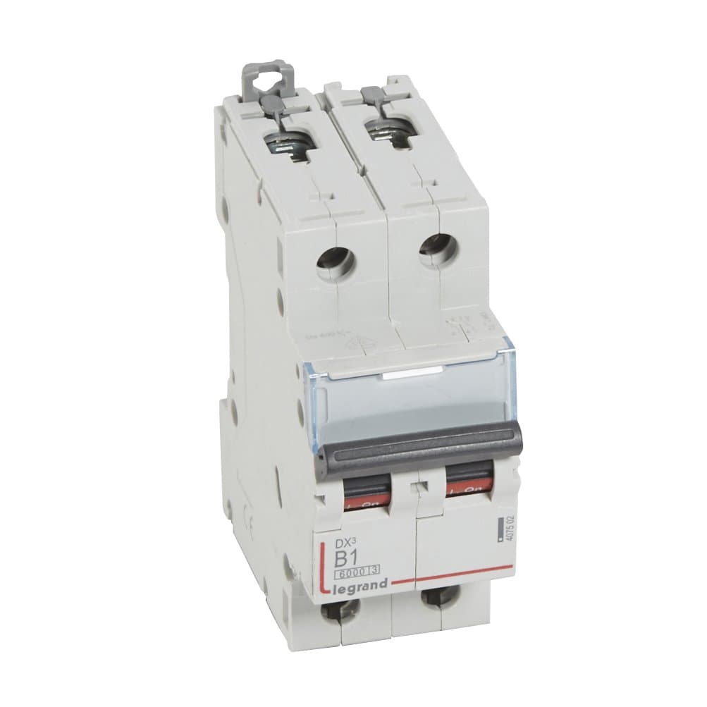 Legrand DX3 Автоматический выключатель 2P 1A (B) 6000/10kA 407502 — миниатюра 1