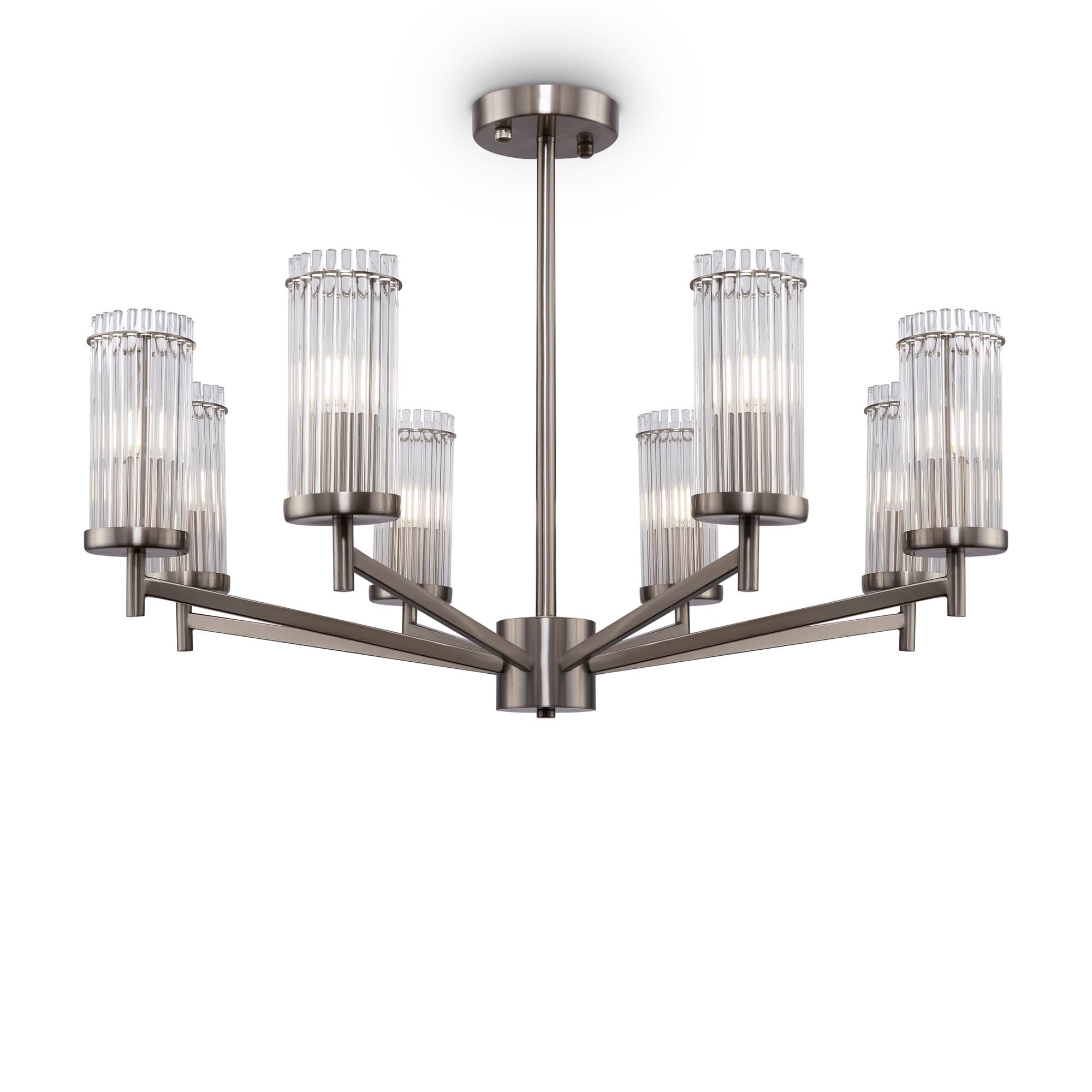 Freya Modern Никель Люстра FR5036PL-08N — миниатюра 2