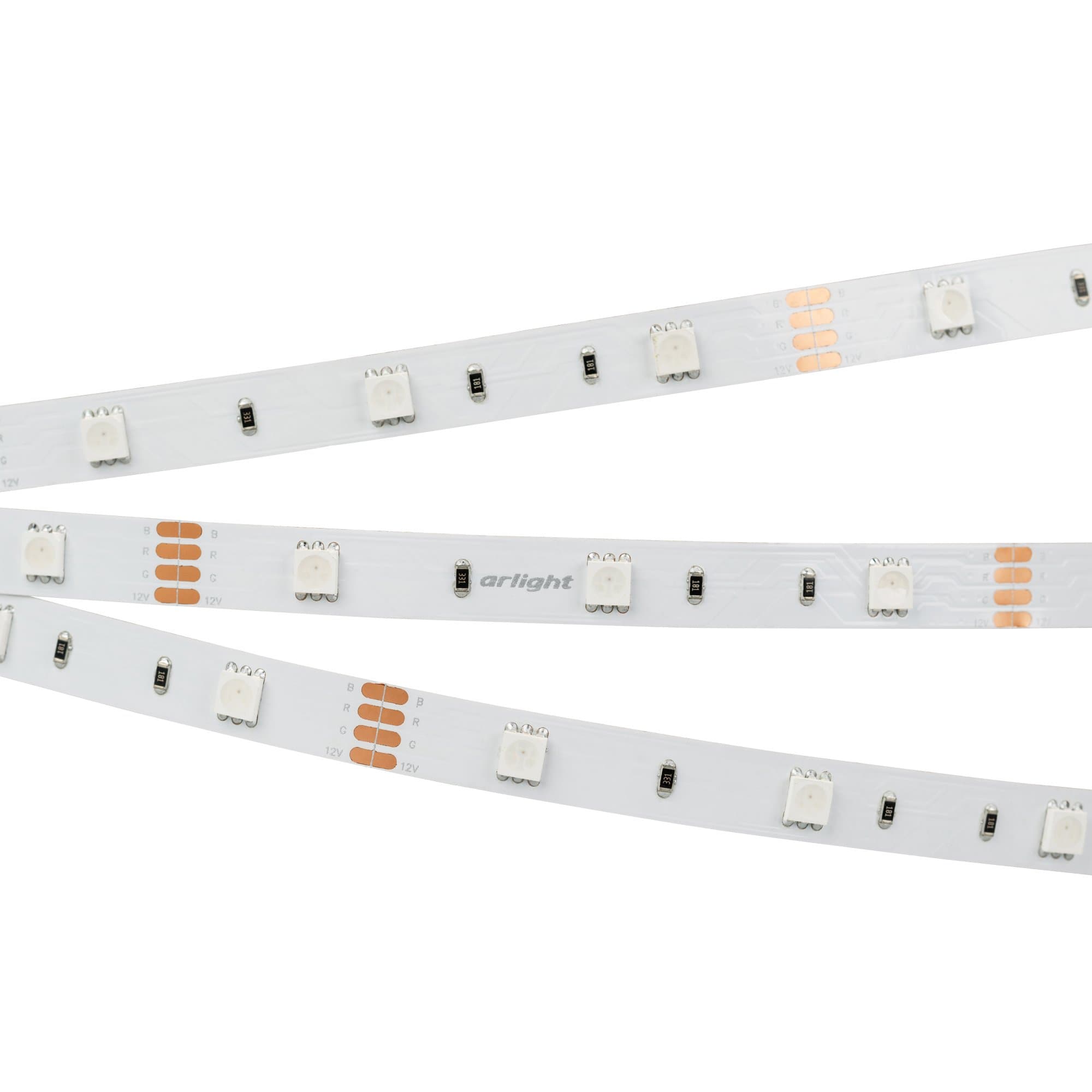 Arlight Светодиодная лента RT-B30-10mm 12V RGB (7.2 W/m, IP20, 5060, 5m) (Открытый) 010596(2) — миниатюра 1