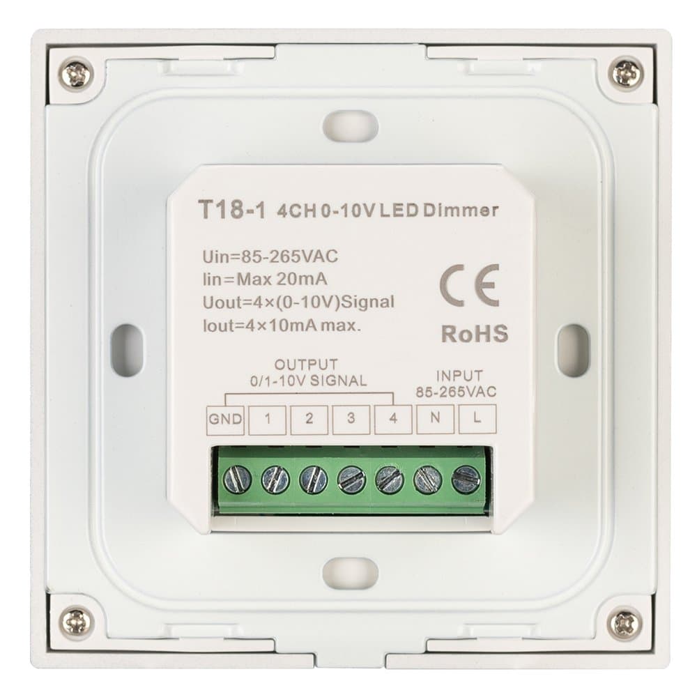 Arlight Панель SMART-P34-DIM-IN White (230V, 0-10V, Sens, 2.4G) (IP20 Пластик, 5 лет) 027111 — миниатюра 4