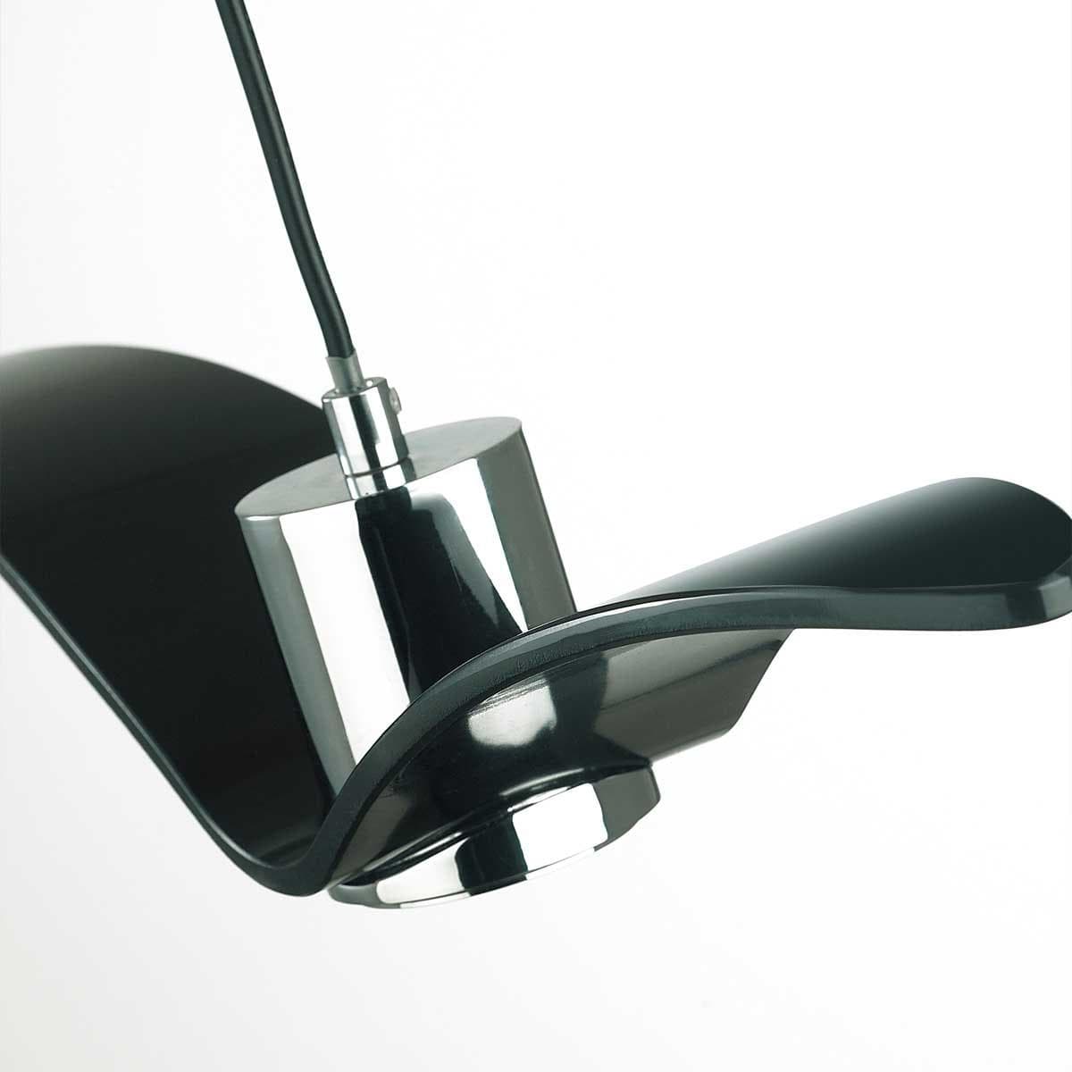 Odeon Light 4901/1A PENDANT ODL22 233 черный/хром/стекло Подвес GU10 1*5W BIRDS — миниатюра 3