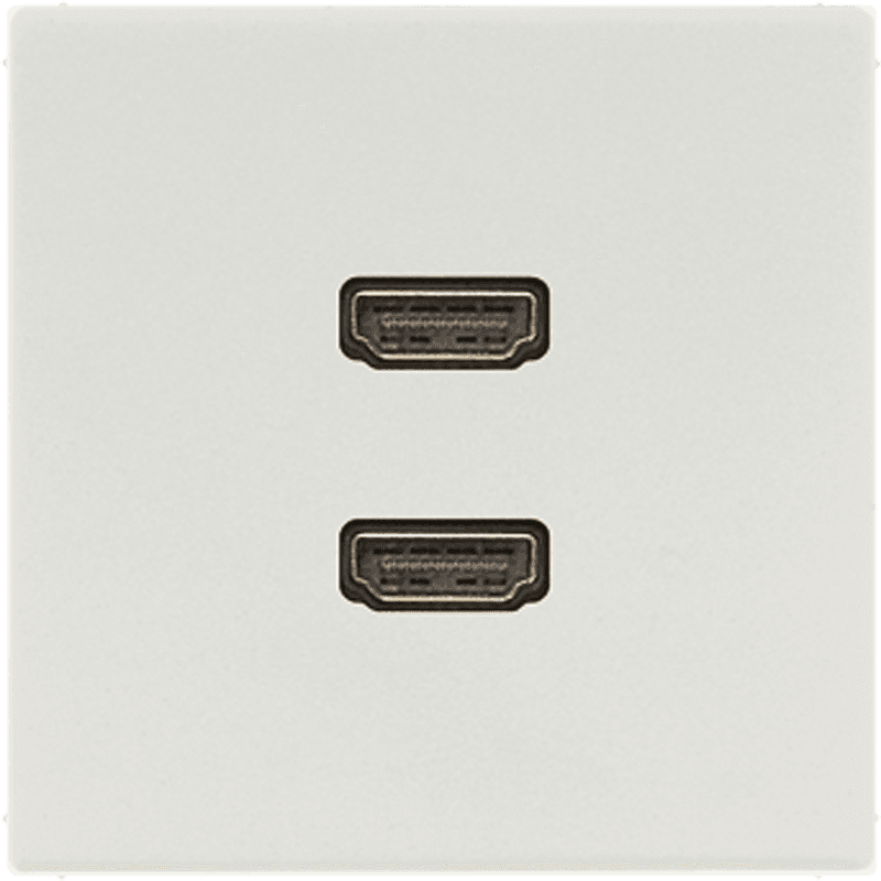 JUNG 2 x HDMI, светло-серый MALS1133LG