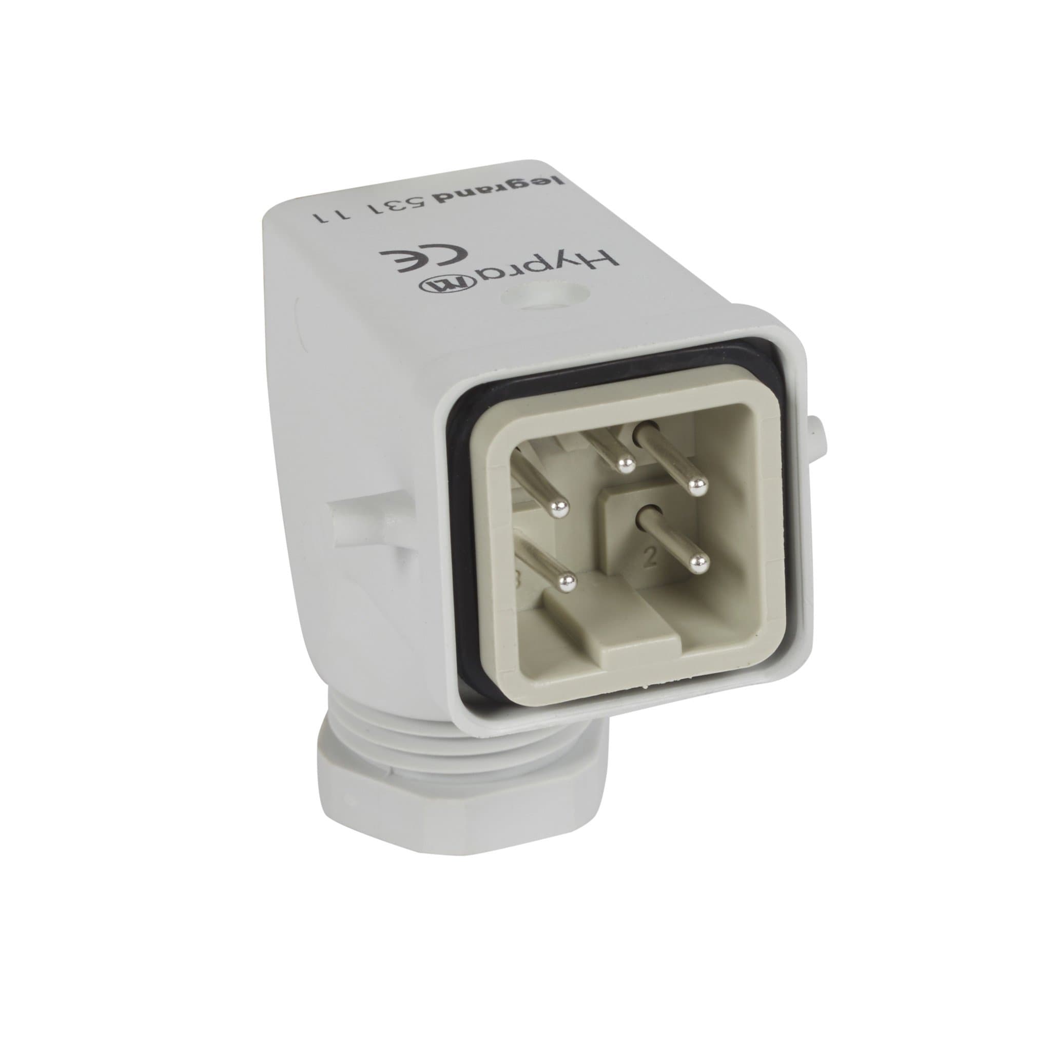 Legrand Каб.вилка, пласт,гор, 10А 4К+З 053111
