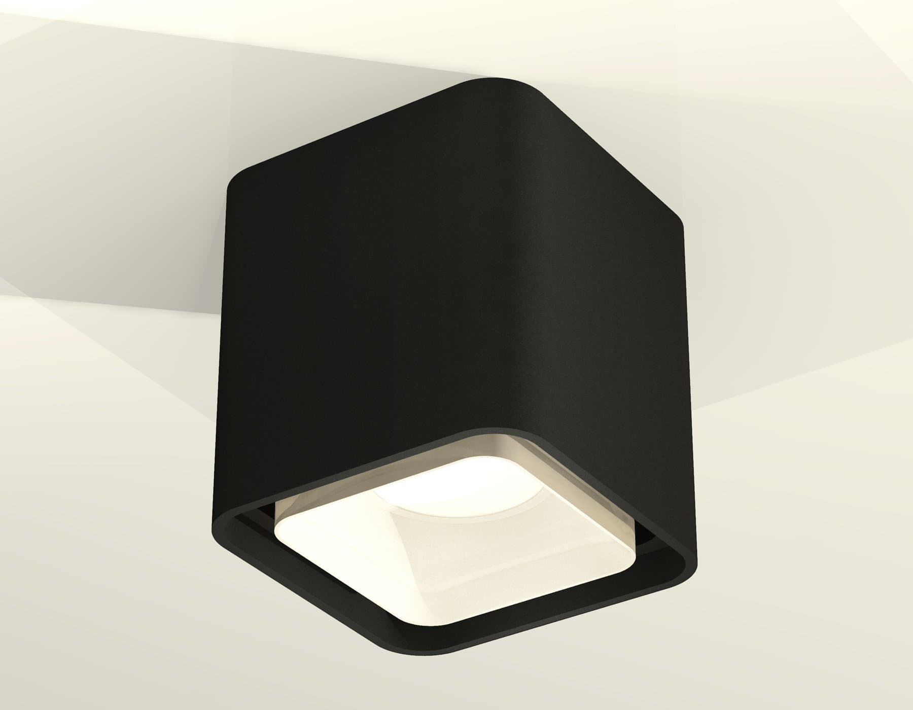 Ambrella Комплект накладного светильника с акрилом XS7841021 SBK/FR черный песок/белый матовый MR16 GU5.3 (C7841, N7755) — миниатюра 2