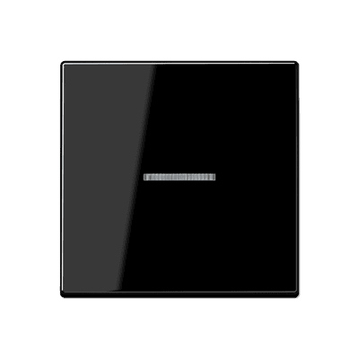 JUNG Клавиша для KNX кнопки, 1 группа, с окошком термопласт черный A101KO5BFSW