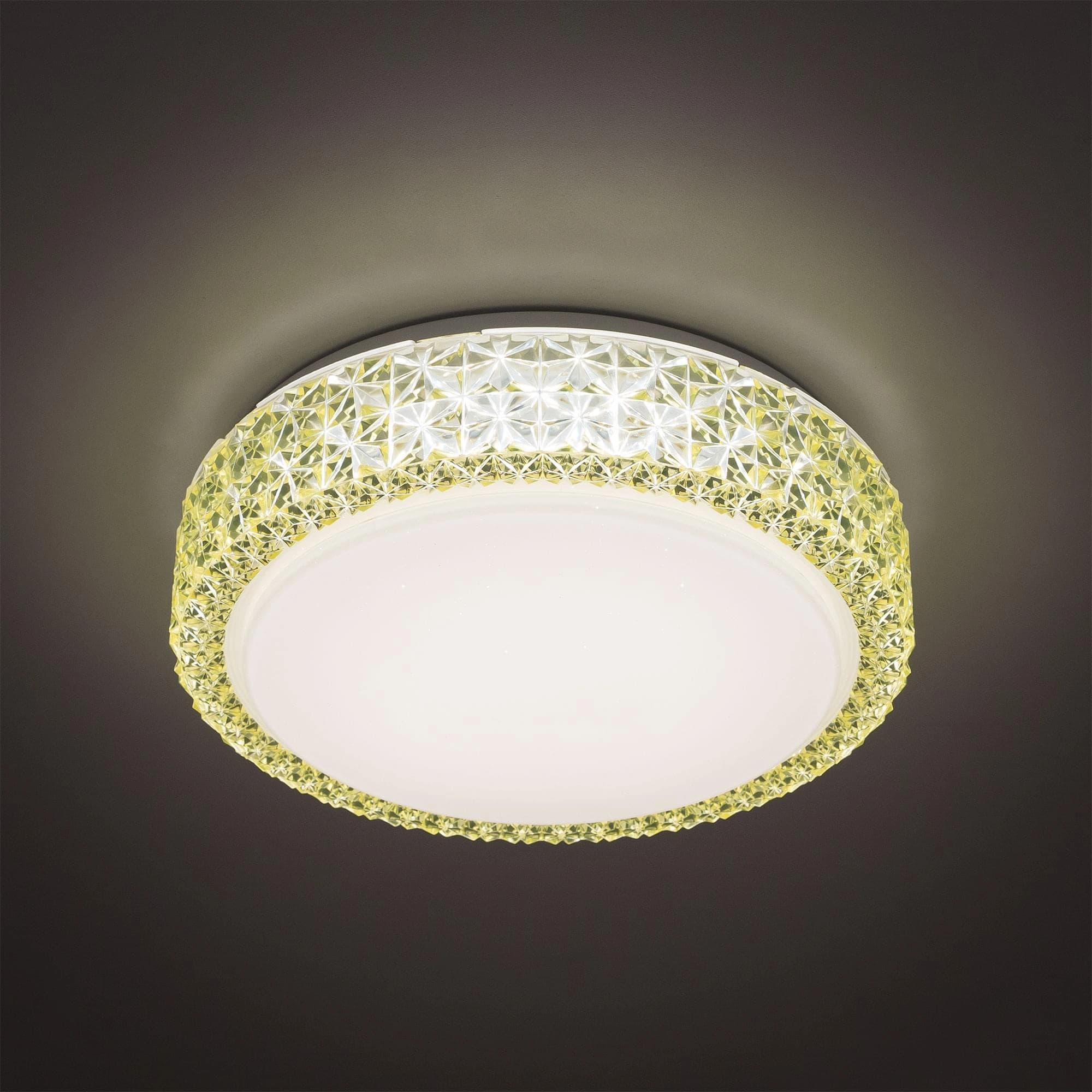 Citilux CL705012 Кристалино Желтый Светильник Настенно-потолочный — миниатюра 2