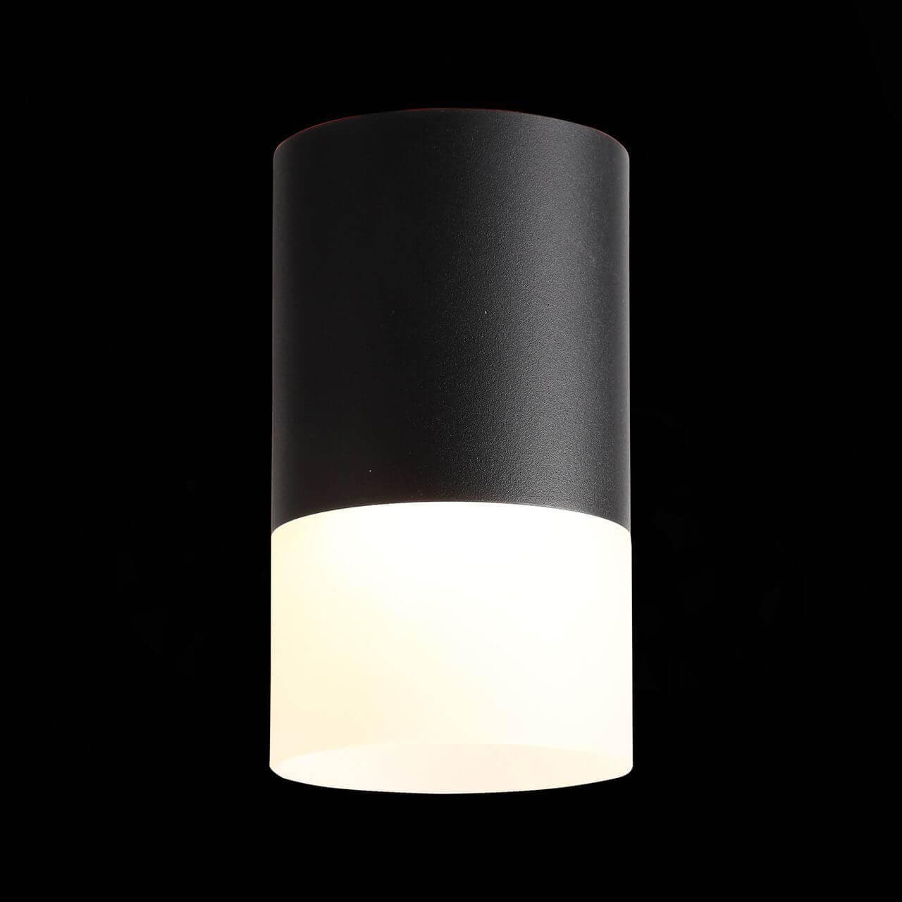 ST Luce ST100.402.05 Светильник потолочный Черный LED 1*5W 3000K 390Lm Ra>80 120° D64xH110 170-240VV — миниатюра 3