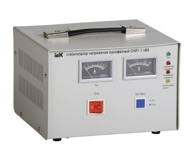 IEK Стабилизатор напряжения СНИ1-1 кВА однофазный — миниатюра 2