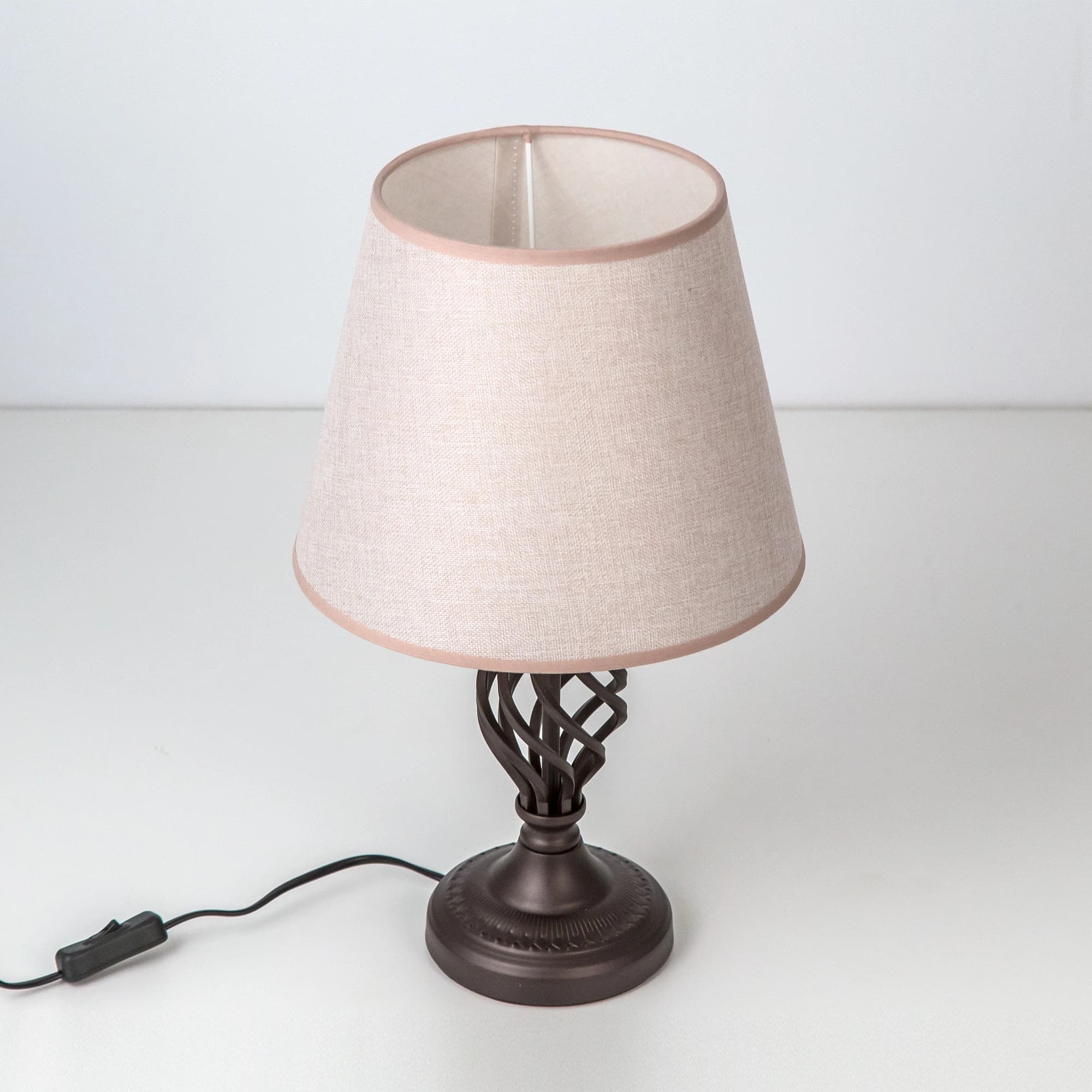 Citilux CL402855 Вена Кофейный+Рогожка Светильник Настольный — миниатюра 12
