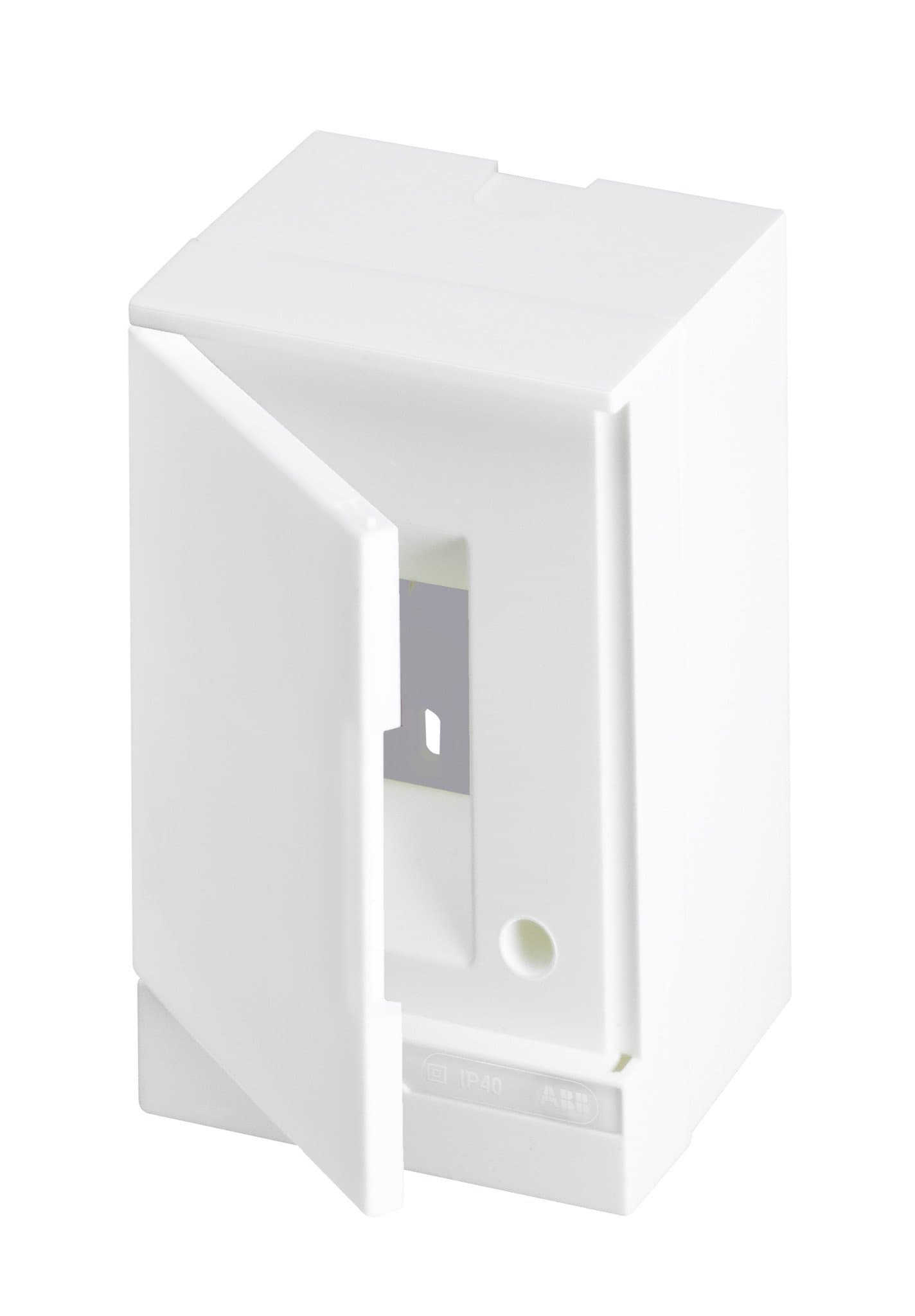 ABB Basic E Бокс настенный 2М белая непрозрачная дверь (без клемм) 1SZR004002A2100