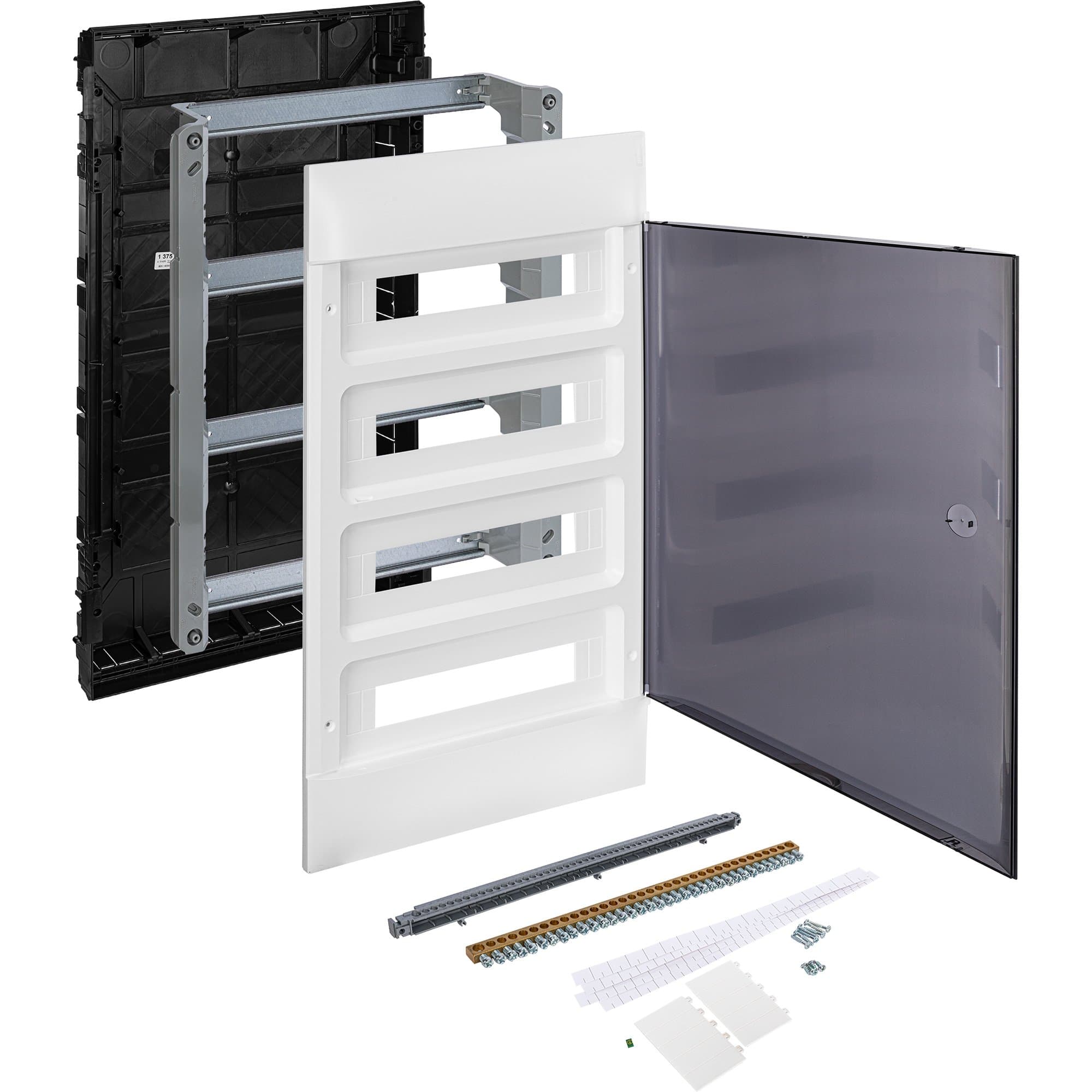 Legrand Practibox S Пластиковый щиток Встраиваемый 4X18 Дымчатая дверь 137559 — миниатюра 6