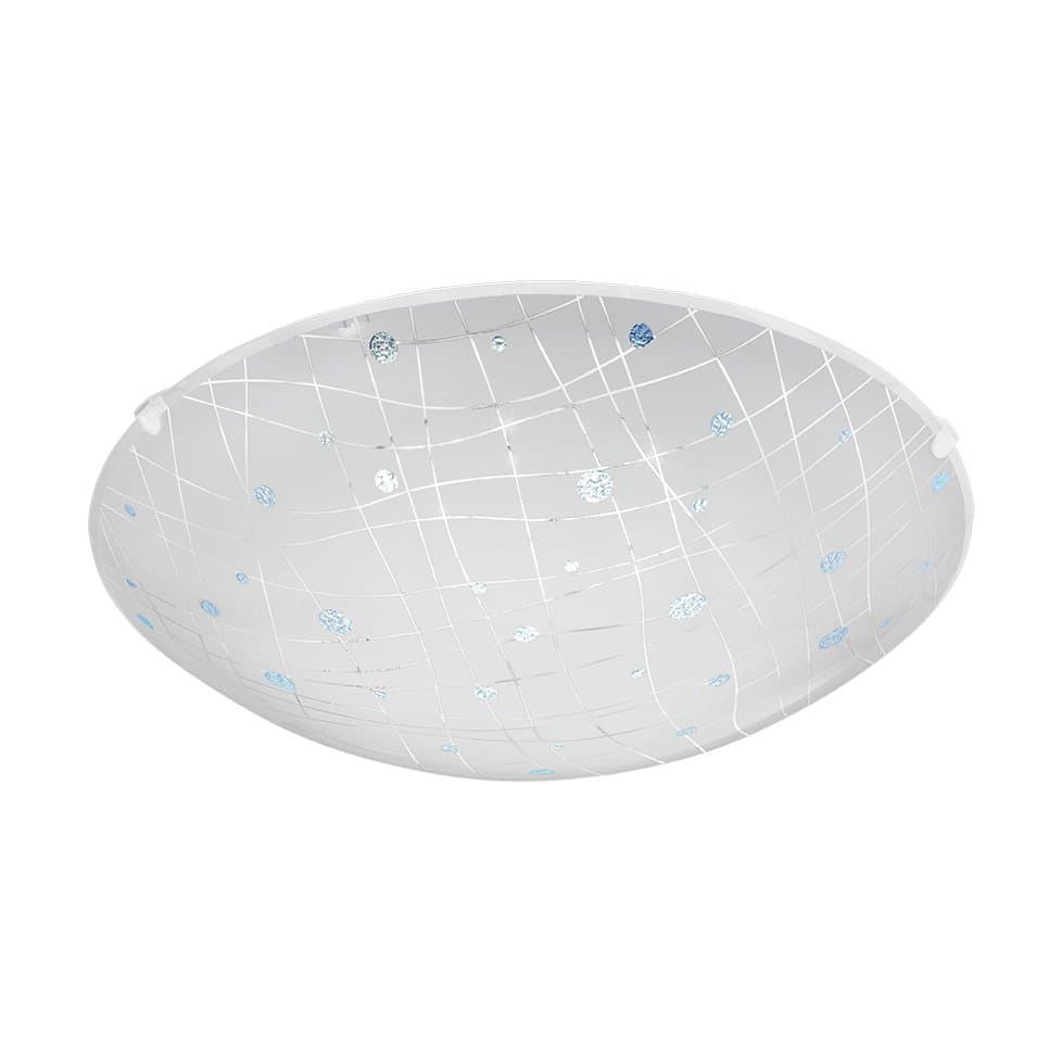 Eglo 96472 Светодиодный настенно-потолочный светильник VEREDA, 11W(LED), 315, сталь, белый/стекло, гранилли белый