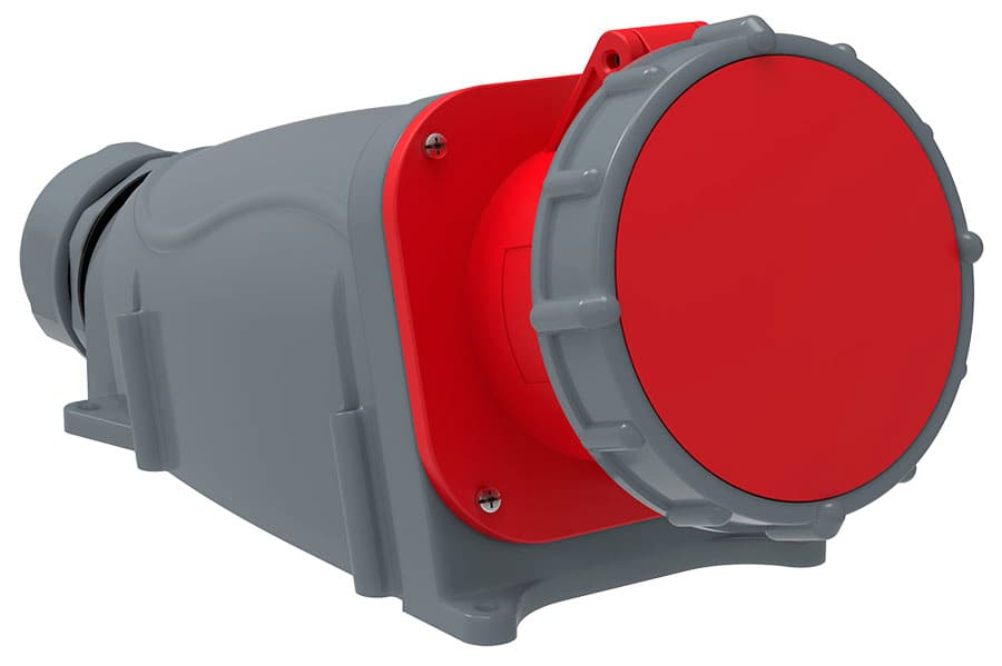 IEK Розетка стационарная ССИ-135 63А-6ч/200/346-240/415В 3Р+РЕ+N IP67 MAGNUM