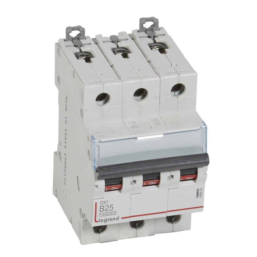 Legrand DX3 Автоматический выключатель 3P 25A (B) 10kA/16kA 408993 — миниатюра 3
