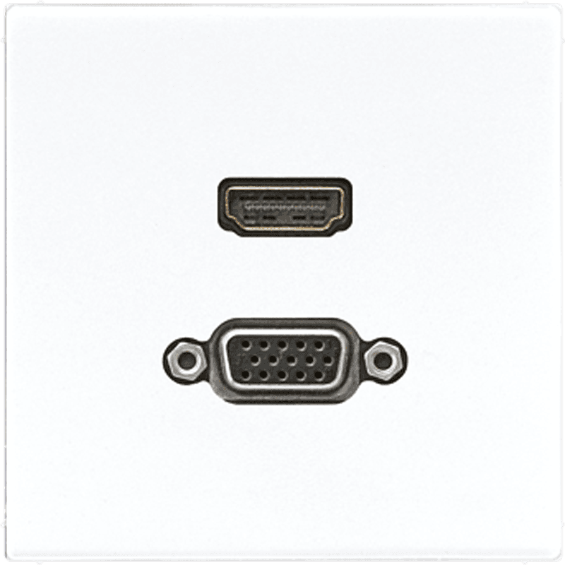 JUNG HDMI / VGA, белый MALS1173WW