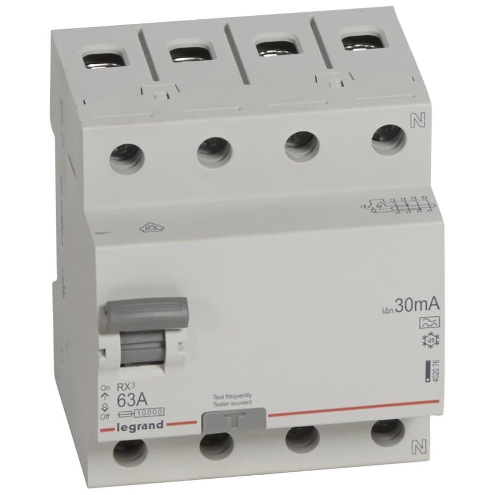 Legrand RX3 УЗО 30мА 63А 4P A 402076