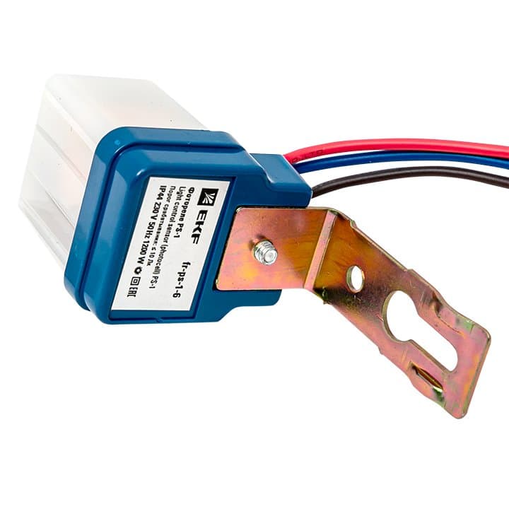 EKF PROxima Фотореле PS-1 6А 1200Вт IP44 — миниатюра 7