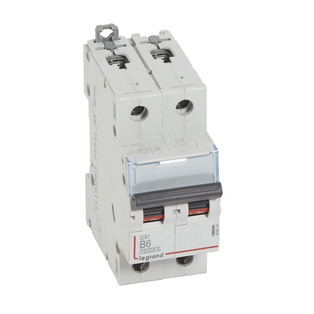 Legrand DX3 Автоматический выключатель 2P 6A (B) 10kA/16kA 408939 — миниатюра 1