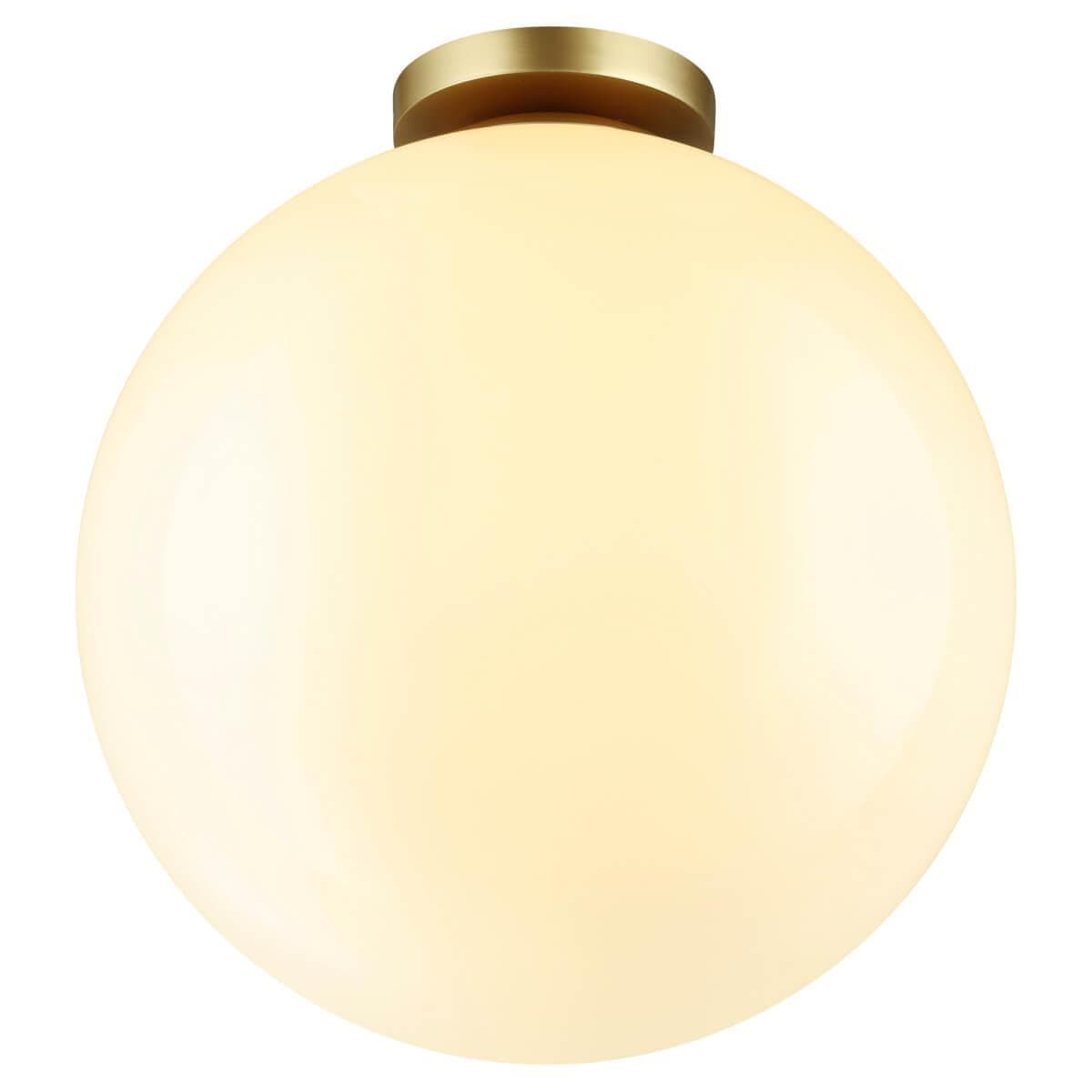 Odeon Light HIGHTECH ODL21 101 золотист/металл/белый/акрил Потолочный светильник IP44 E27 LED 15W BOSCO 4250/1C