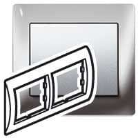Legrand Galea Life Хром/Chrome Рамка 2-я гориз 771932 — миниатюра 2