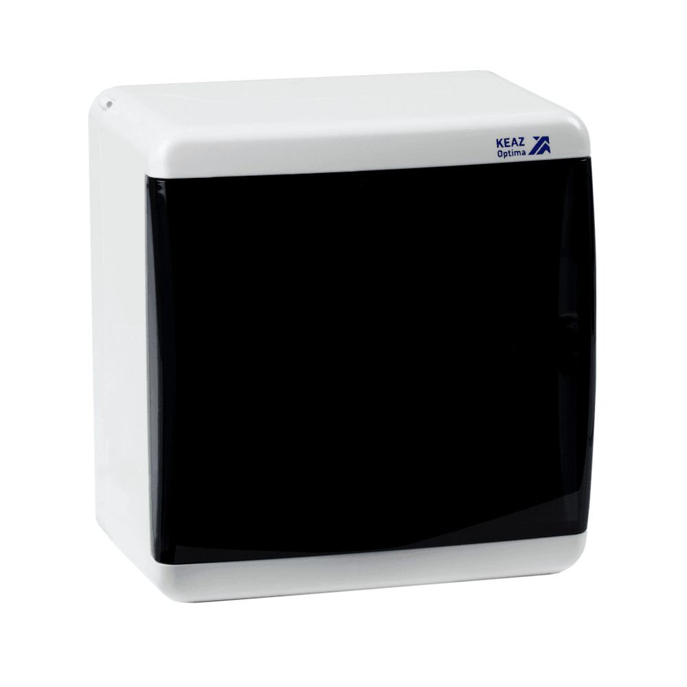 КЭАЗ Корпус пластиковый Навесной OptiBox P-UNK-1-06-IP41 Прозрачная черная дверь