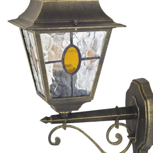 Favourite Zagreb Черный/Прозрачный Светильник уличный 1*E27*100W, IP44 1804-1W — миниатюра 2