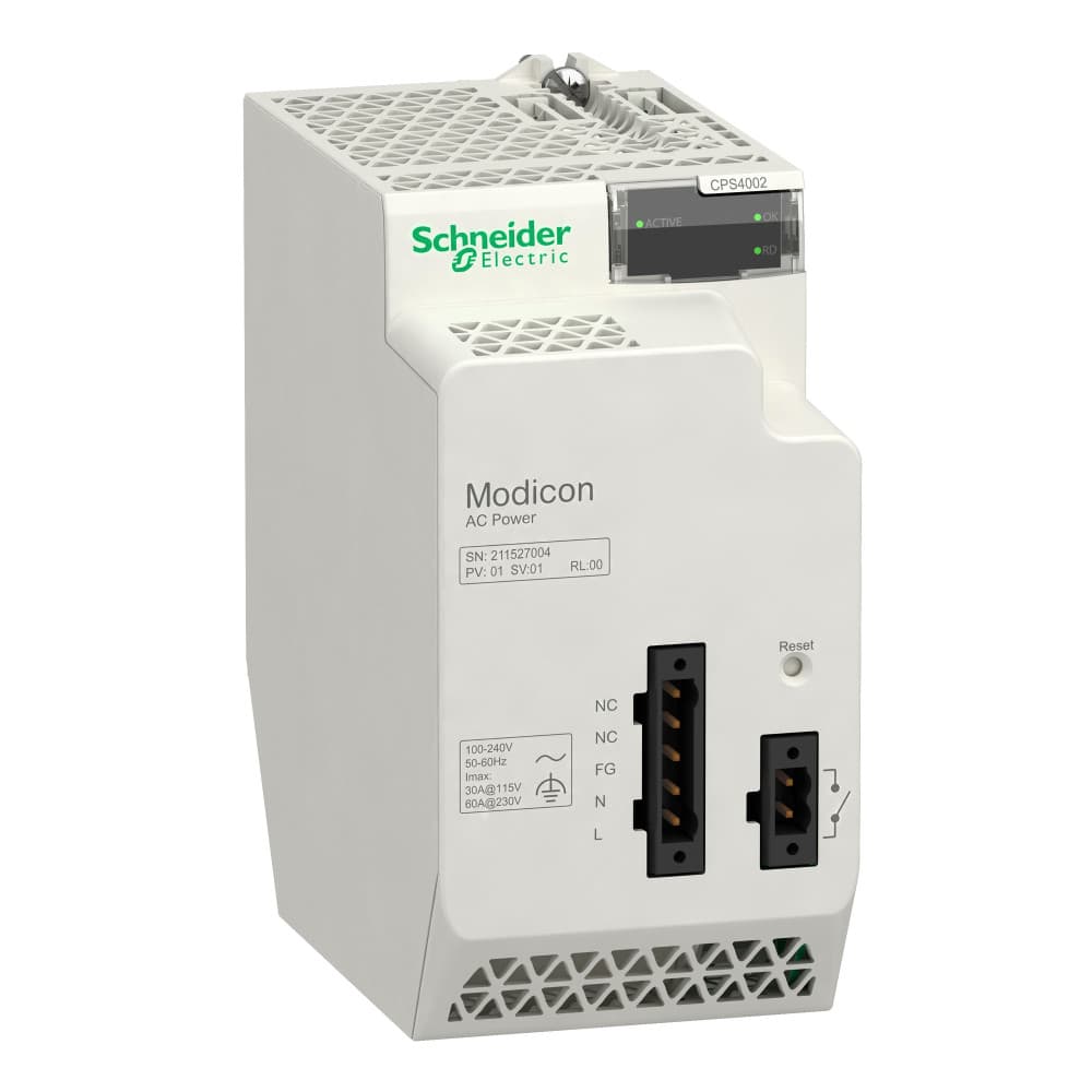 SE Modicon Резервированный Модуль питания AC защ. исп. 40W 110-220 VAC BMXCPS4002H — миниатюра 2