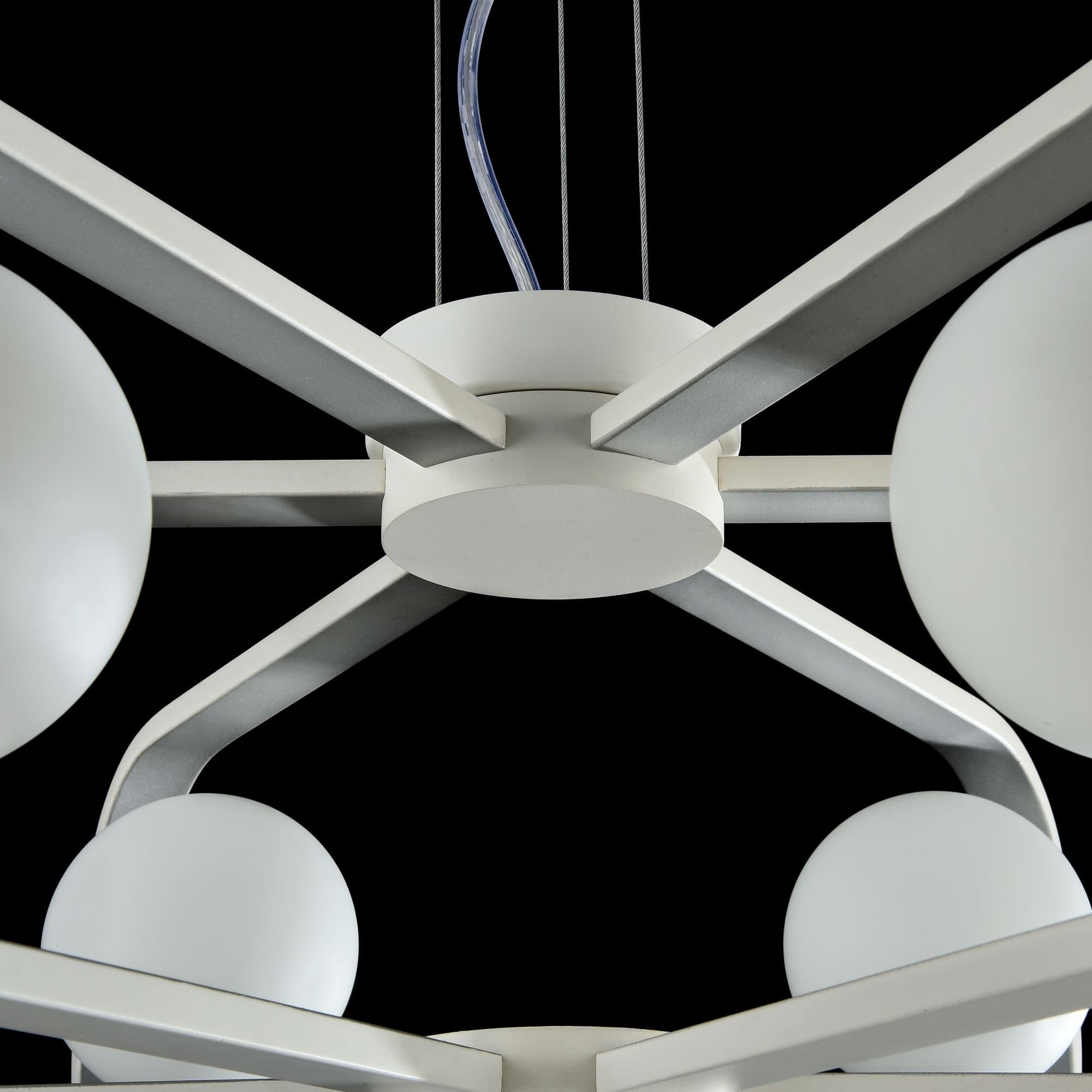 Maytoni Modern Avola Белый с Серебром Подвес 6xG9 40W MOD431-PL-06-WS — миниатюра 9