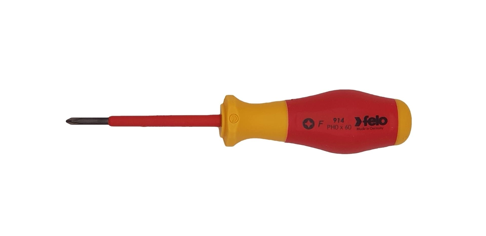 Felo Отвертка диэлектрическая крестовая PH0X60 91400190 — миниатюра 1