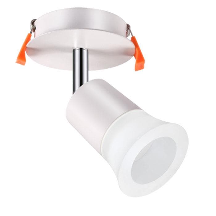 Novotech 357457 NT18 073 матовый белый Встраиваемый светильник IP20 LED 3000K 10W 100-240V SOLO